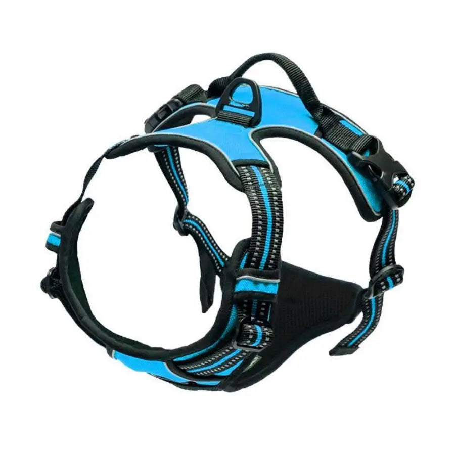 Pettorina per cani senza tirare, clip frontale, resistente, riflettente, facile da controllare, per passeggiate di cani di taglia grande