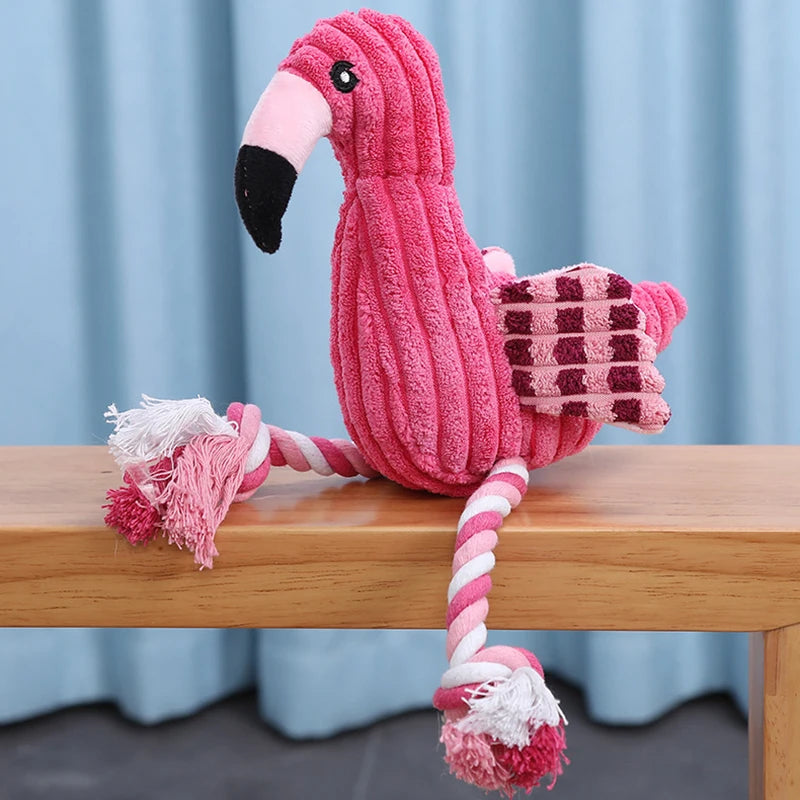 Giocattoli striduli a forma di animale Giocattolo per cani di peluche Simpatico giocattoli per cani in velluto a coste resistenti ai morsi per cani di piccola taglia Accessori per cani da compagnia