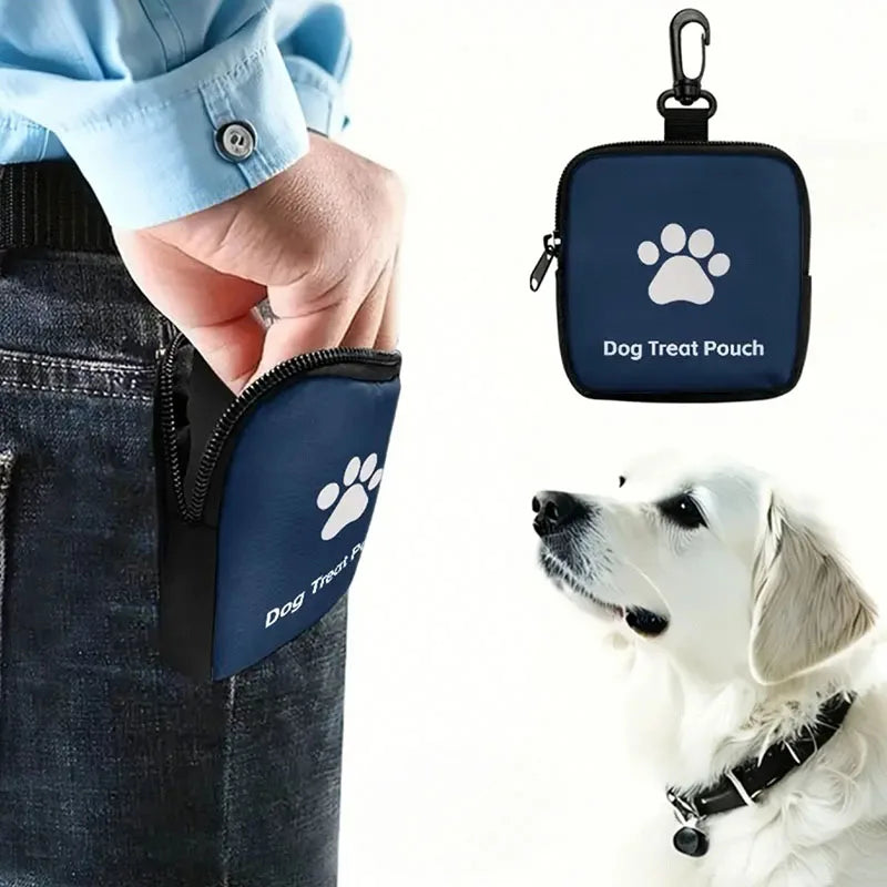 Borsa portatile per dolcetti per cani Borsa per alimenti per cani da addestramento all'aperto Borse multifunzionali per ricompensa per cani Forniture per animali domestici