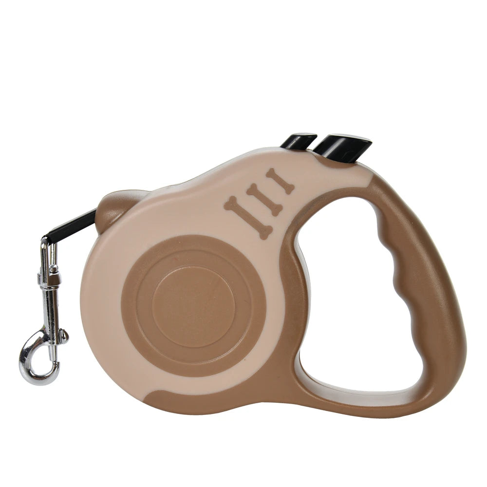 Guinzaglio per cani da 3 m 5 m Cavo per cuccioli in nylon resistente per cani di piccola taglia media Gatti Retrattile automatico Durevole Yorkshire Forniture per animali domestici