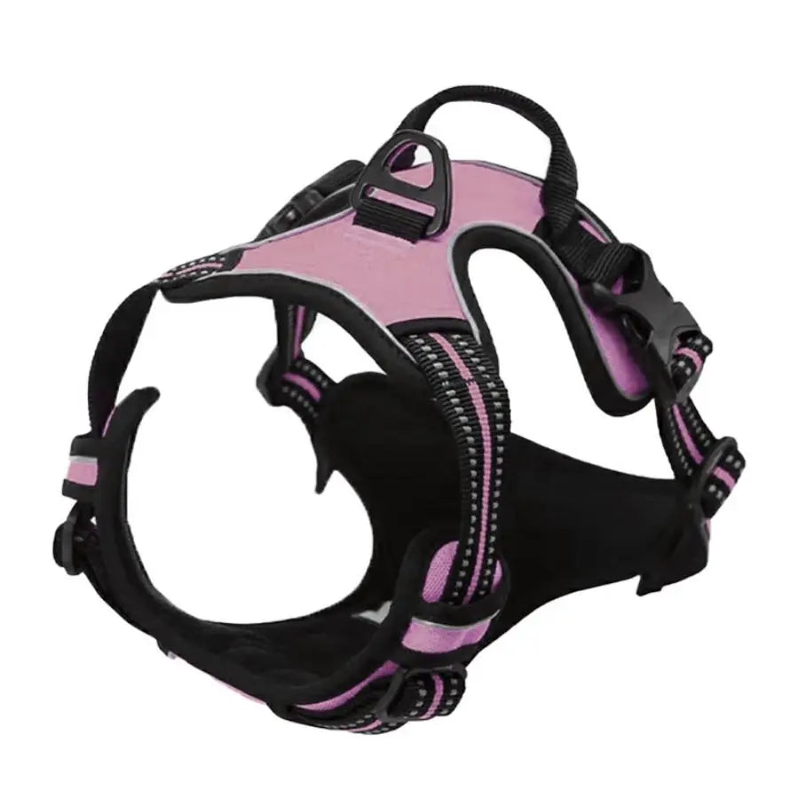 Pettorina per cani senza tirare, clip frontale, resistente, riflettente, facile da controllare, per passeggiate di cani di taglia grande