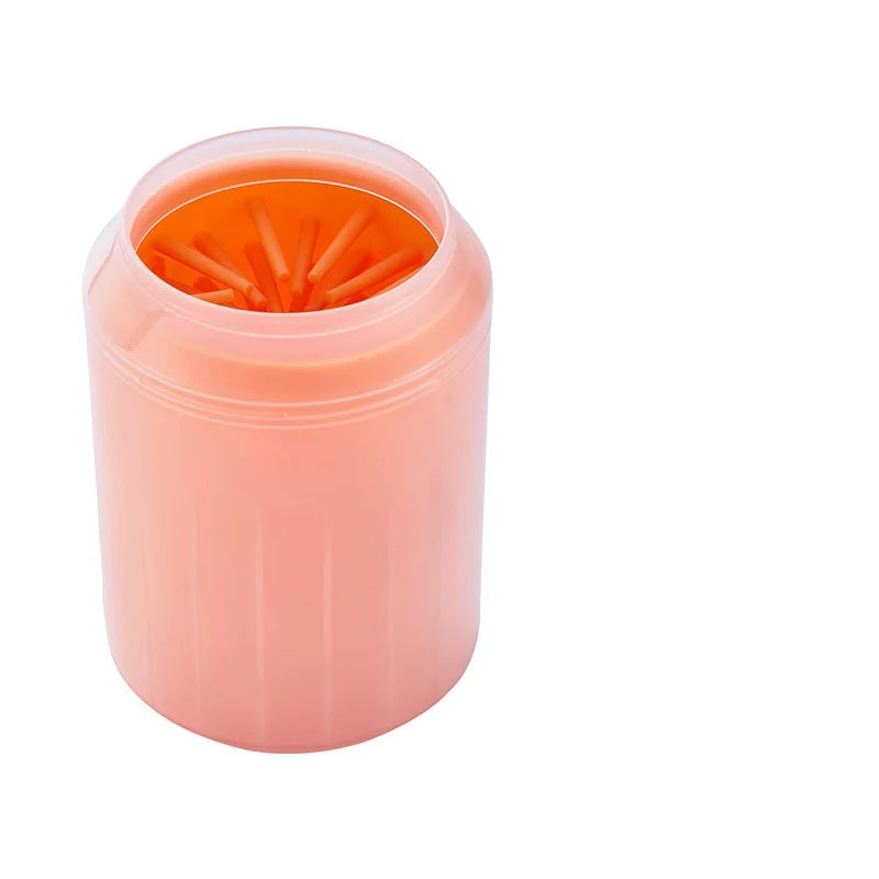 Tazza per pulire le zampe di cani Pettini in silicone morbido Lavatapiede portatile per animali domestici all'aperto Spazzola per pulire le zampe Lavare rapidamente il secchio per la pulizia dei piedi