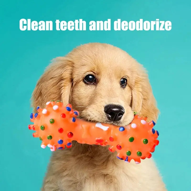 1PC giocattolo da masticare per cani in gomma naturale sicurezza e protezione ambientale flessibile resistenza ai morsi denti puliti
