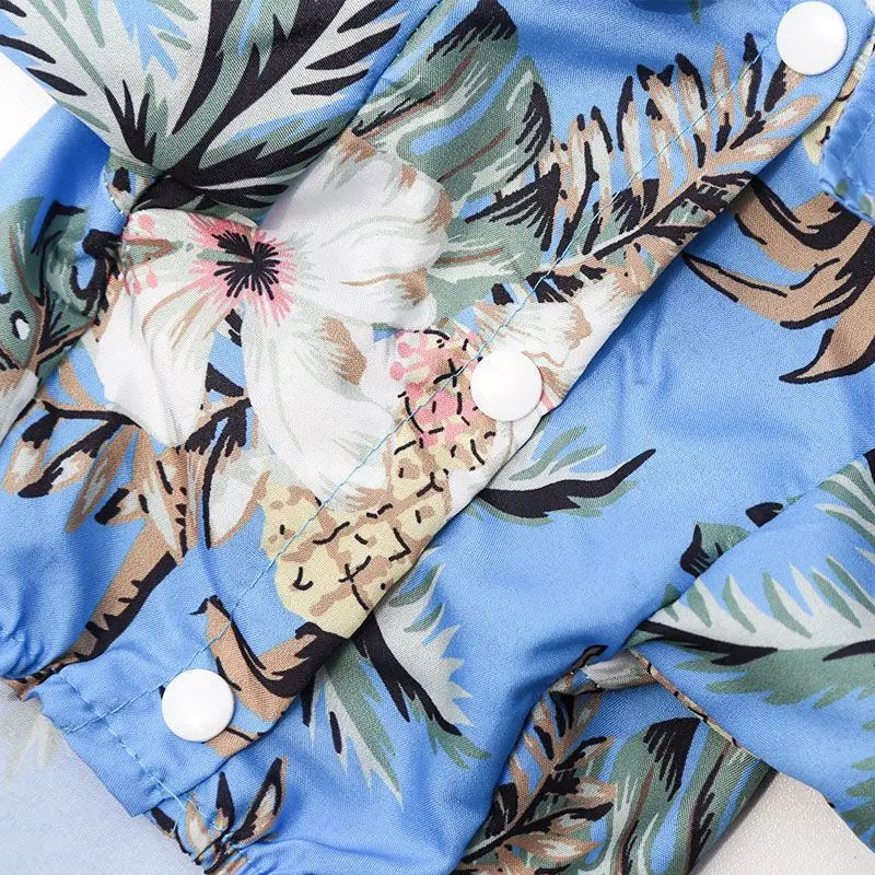 Abbigliamento Estivo per Cani Stile Hawaiano, Magliette da Spiaggia per Cani di Piccola e Media Taglia, Vestiti per Cuccioli e Gatti, Ropa Perro per Carlino e Bulldog Francese