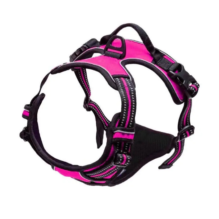Pettorina per cani senza tirare, clip frontale, resistente, riflettente, facile da controllare, per passeggiate di cani di taglia grande