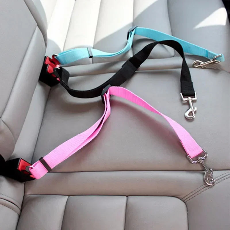 Cintura di Sicurezza Regolabile per Cani e Gatti da Auto, Imbracatura per Animali Domestici, Clip di Sicurezza, Collare per Cani, Accessori per Cani