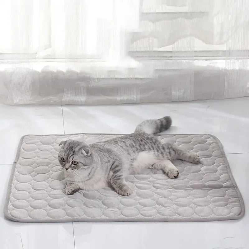 Tappetini per il ghiaccio per animali domestici Divano estivo per cani e gatti Nido Letto Tappetino per dormire rinfrescante per cani di piccola taglia Coperta resistente per divano rinfrescante per animali domestici