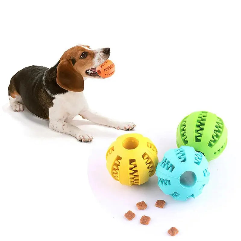 Palla giocattolo per cani, palla giocattolo resistente ai morsi non tossico per cani da compagnia, cuccioli di gatto, cibo per animali domestici, alimentatore per dolcetti, palla per la pulizia dei denti da masticare