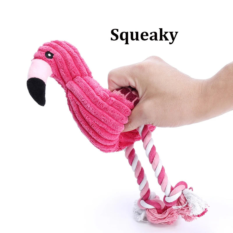 Giocattoli striduli a forma di animale Giocattolo per cani di peluche Simpatico giocattoli per cani in velluto a coste resistenti ai morsi per cani di piccola taglia Accessori per cani da compagnia