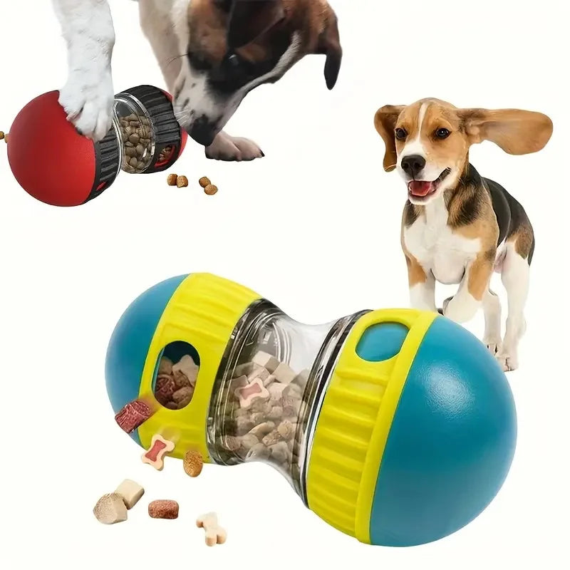 Giocattolo interattivo per dispenser di snack per cani, adatto a tutti i tipi di mangiatoie lenti, giocattoli in plastica per animali domestici, che portano un divertimento e un pranzo sano