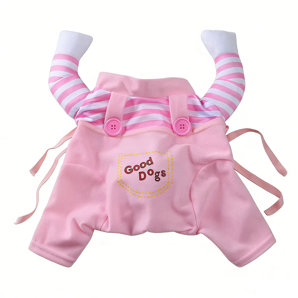 Vestiti per cani divertenti di Halloween Cani di taglia piccola, media e grande Gatto Cosplay Animali domestici Dress Up Pullover per cuccioli Chihuahua Costume Party Abiti per animali domestici