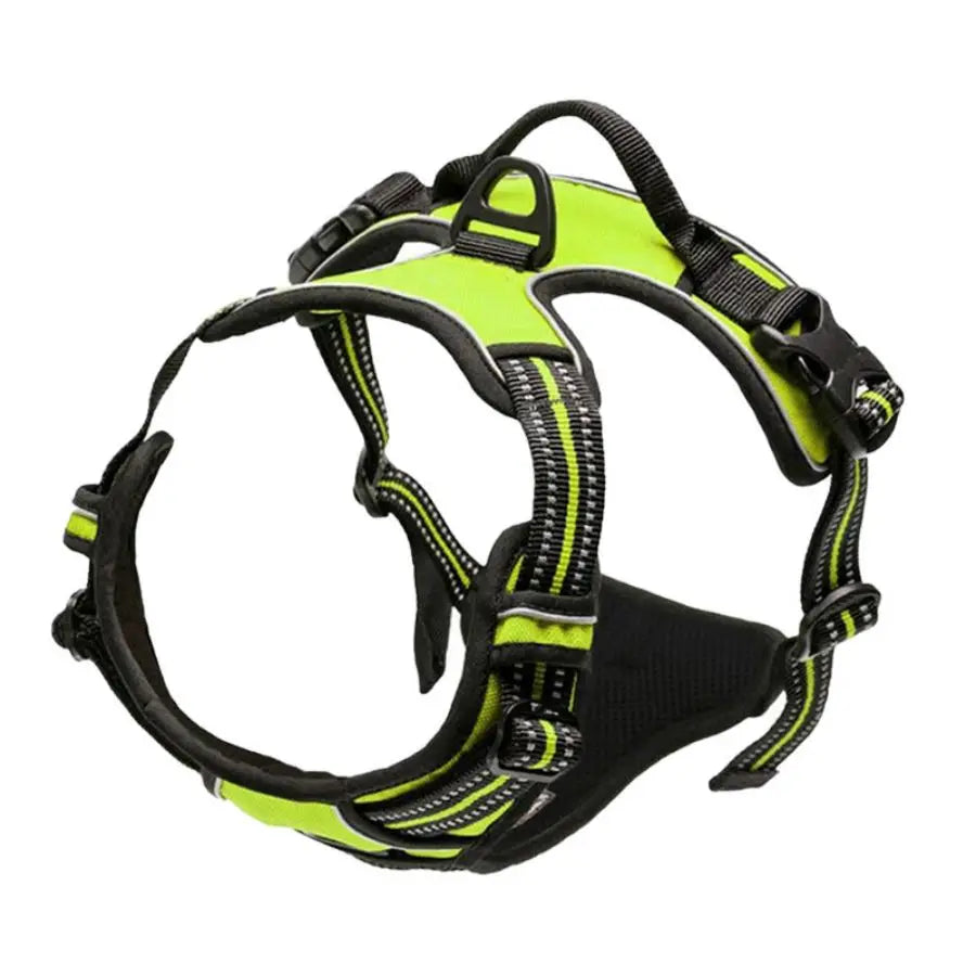 Pettorina per cani senza tirare, clip frontale, resistente, riflettente, facile da controllare, per passeggiate di cani di taglia grande