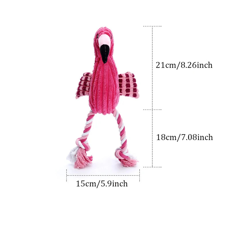 Giocattoli striduli a forma di animale Giocattolo per cani di peluche Simpatico giocattoli per cani in velluto a coste resistenti ai morsi per cani di piccola taglia Accessori per cani da compagnia