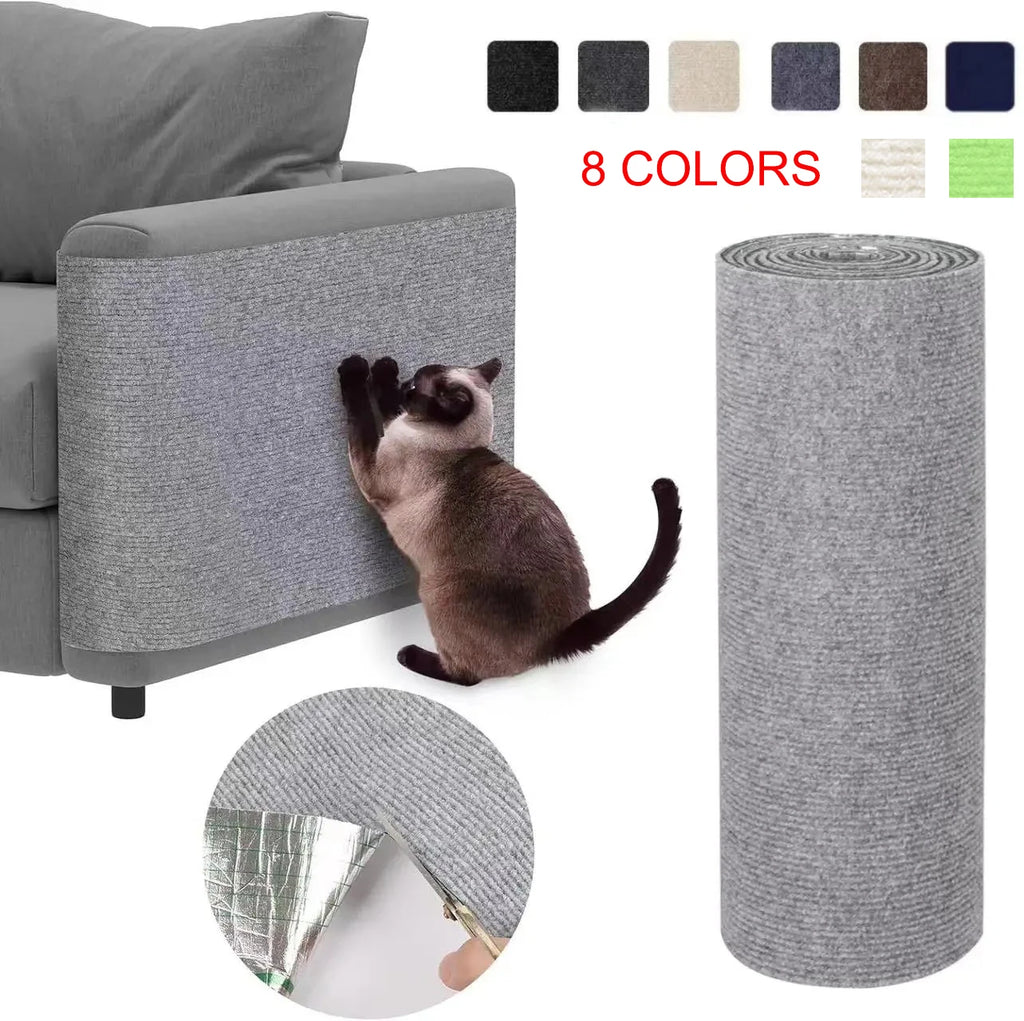 Tappetino antigraffio per gatti autoadesivo Tappeto per gatti rifilabile Tappeto antigraffio per gatti Parete angolare Gatto Protezione per mobili per divani antigraffio fai da te